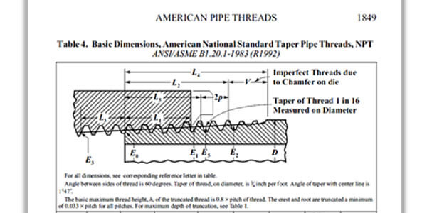 pipe thread